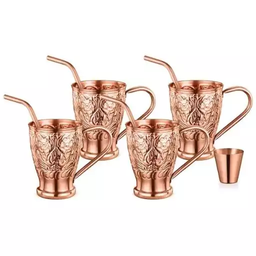 100% Pure Copper Cups